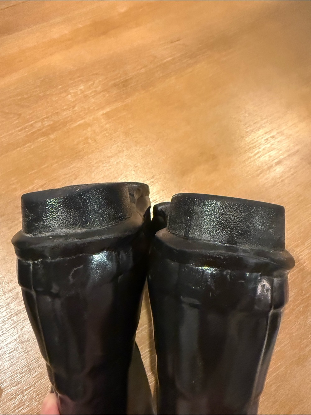 Hunter Original Tall Gloss Rain Boots Black Waterproof Wellies US 6 UK 4 EU 37 - Picture 10 of 10
